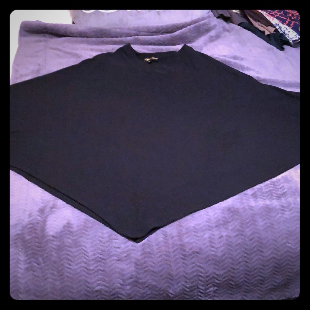Black cape shirt
